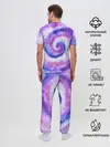 Мужская пижама с брюками / TIE-DYE PURPLE
