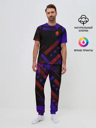 Мужская пижама с брюками / Suzuki