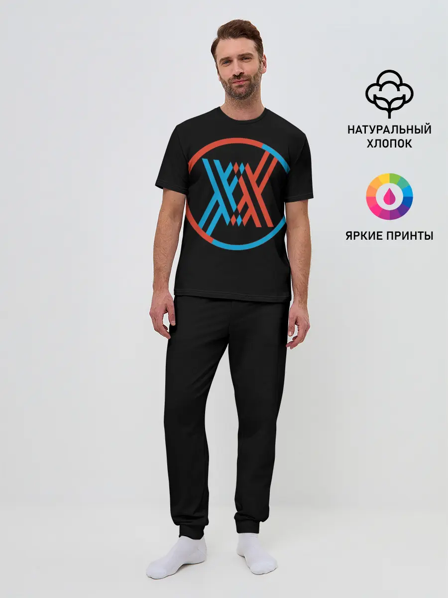 Мужская пижама с брюками / Darling in the Franxx LOGO