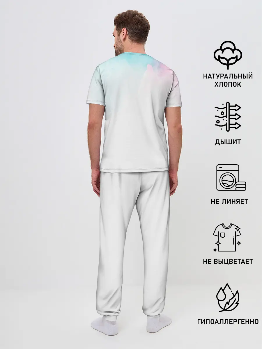 Мужская пижама с брюками / Re:Zero, Рам и Рем