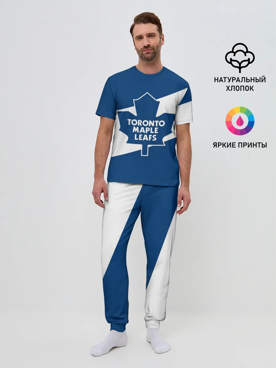 Мужская пижама с брюками / Торонто Мейпл Лифс