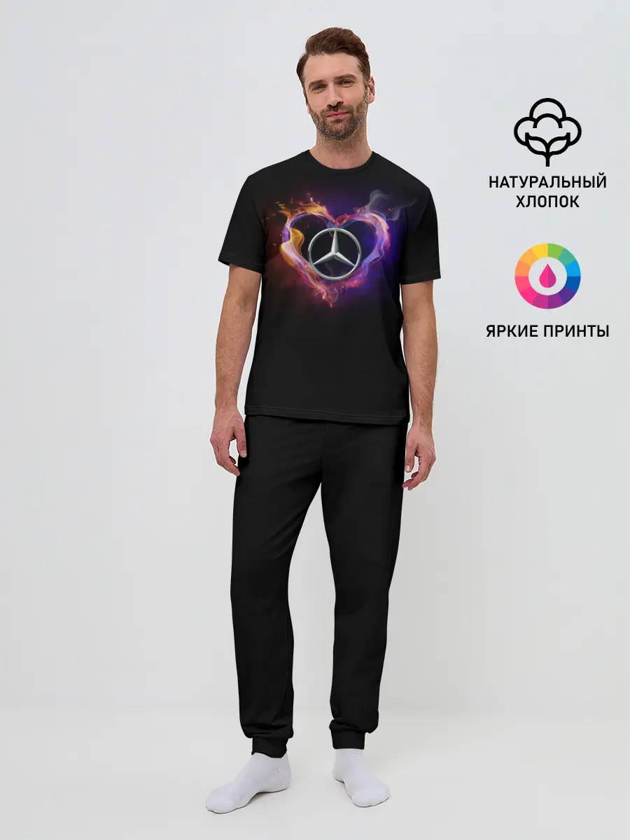 Мужская пижама с брюками / Mercedes-Benz