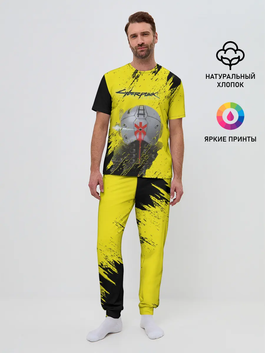 Мужская пижама с брюками / Cyberpunk 2077