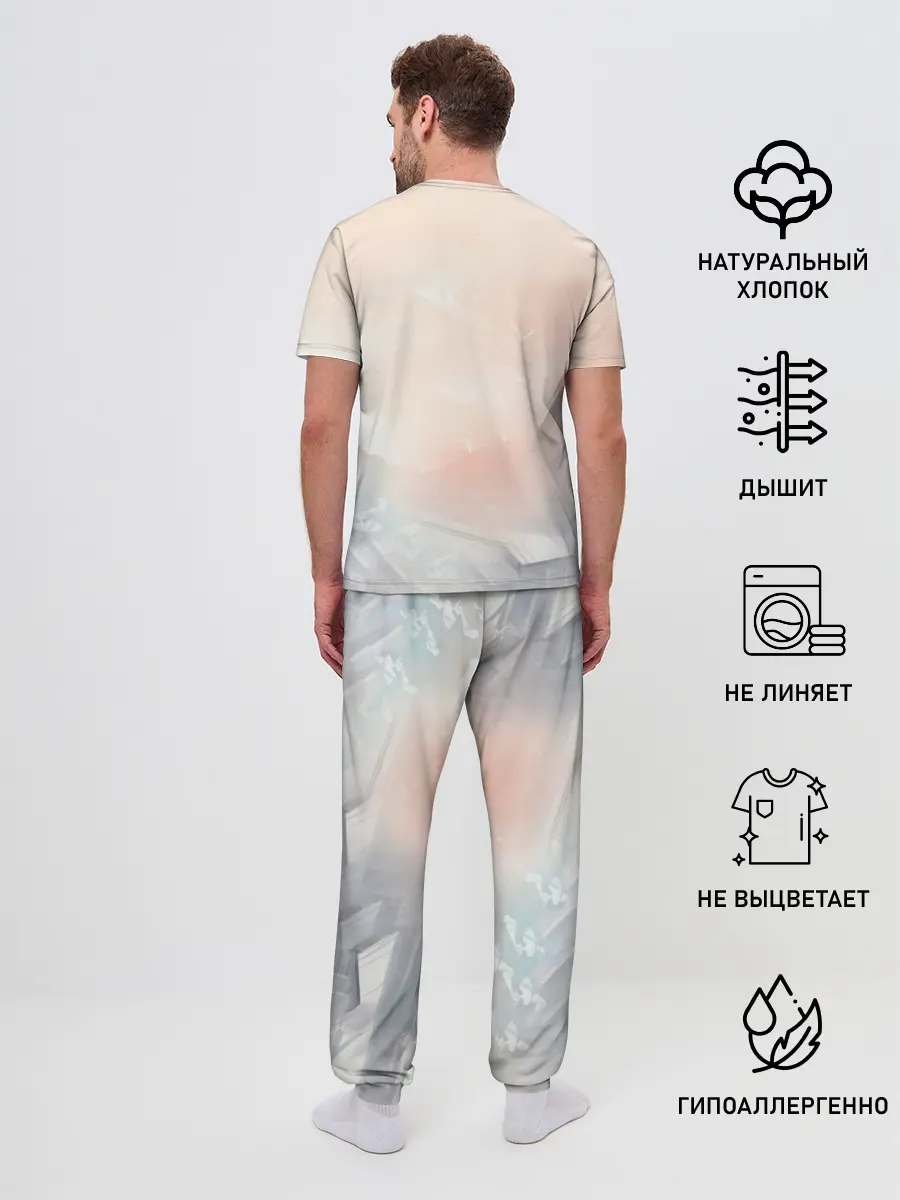 Мужская пижама с брюками / GENSHIN IMPACT Zhongli