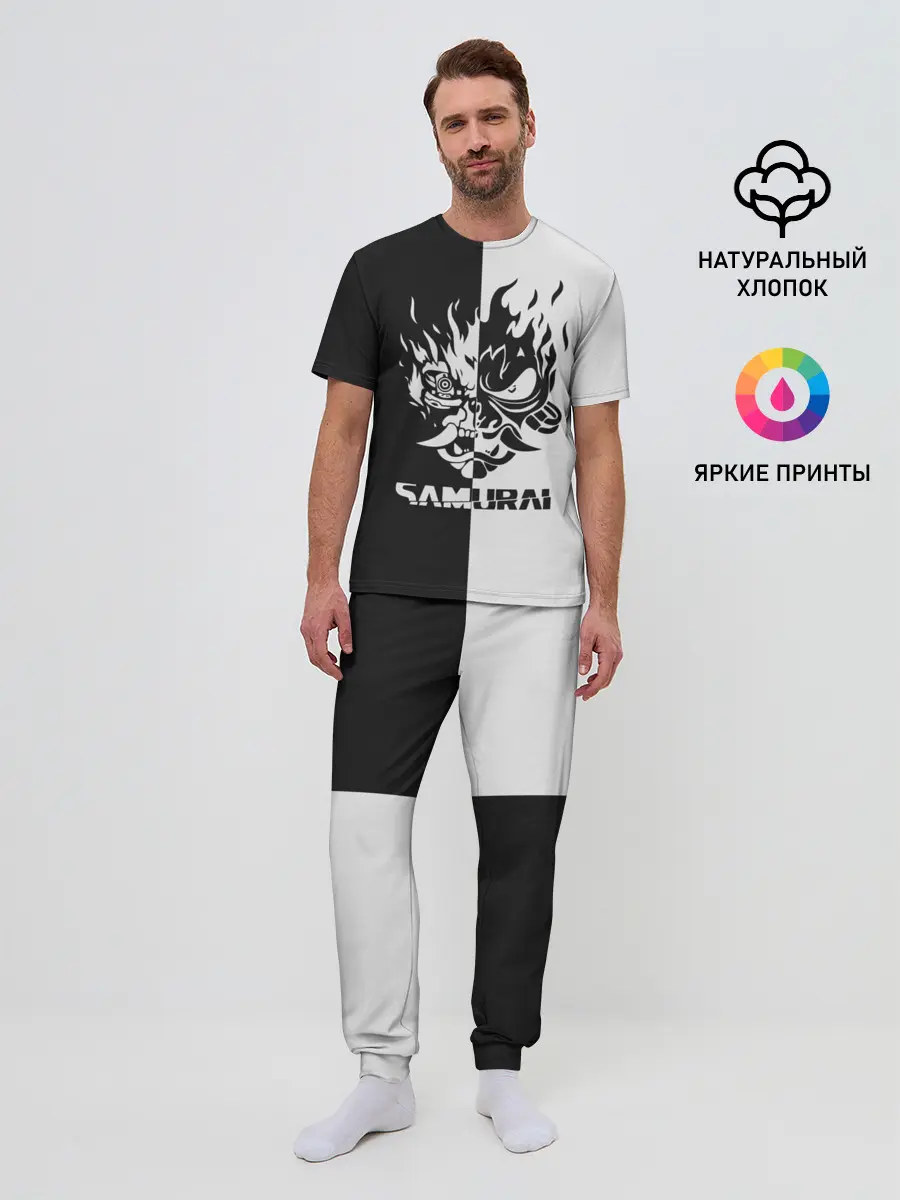 Мужская пижама с брюками / SAMURAI