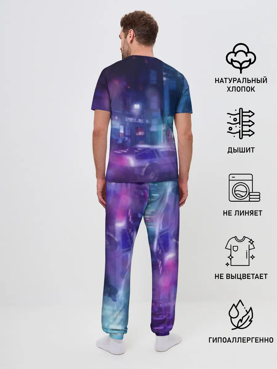 Мужская пижама с брюками / Cyberpunk 2077
