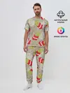 Мужская пижама с брюками / Фастфуд - Картошка фри