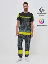 Мужская пижама с брюками / Город CYBERPUNK 2077