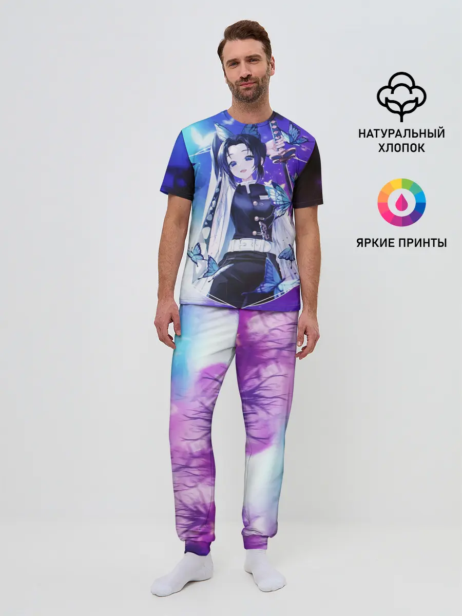 Мужская пижама с брюками / Шинобу