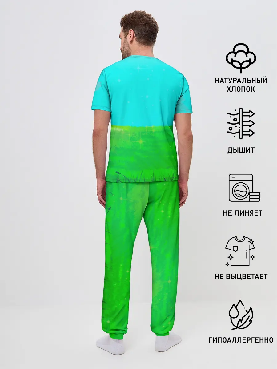 Мужская пижама с брюками / Волчица и пряности