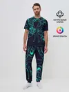 Мужская пижама с брюками / Neon Dragon