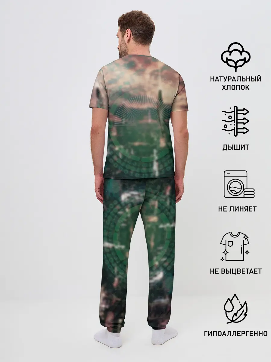 Мужская пижама с брюками / АСКА в своем костюме пилота