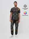 Мужская пижама с брюками / Волк и дракон