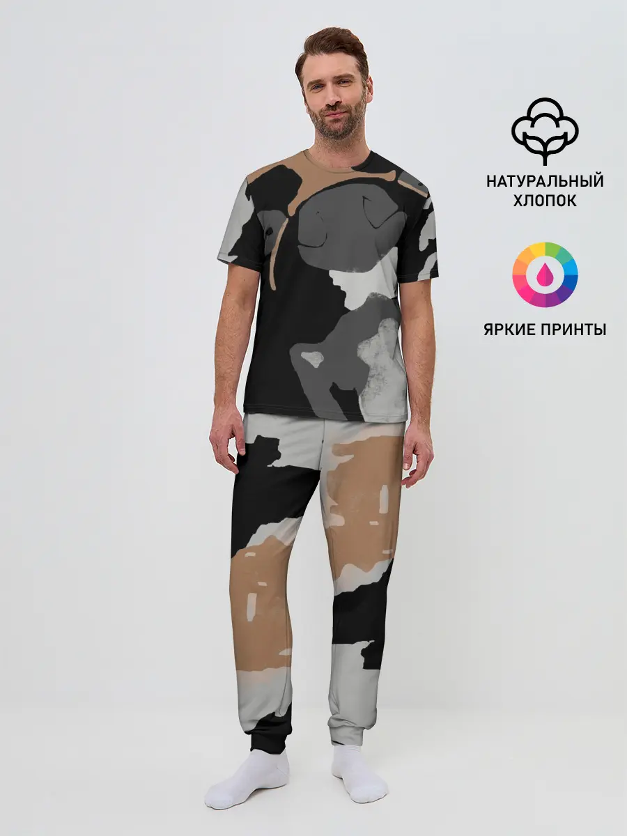 Мужская пижама с брюками / Shiba Inu