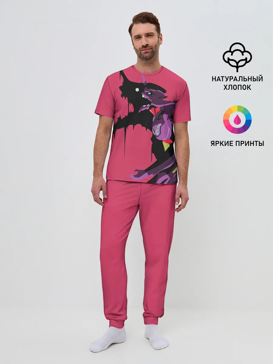 Мужская пижама с брюками / Евангилион