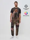 Мужская пижама с брюками / Хищная лисица