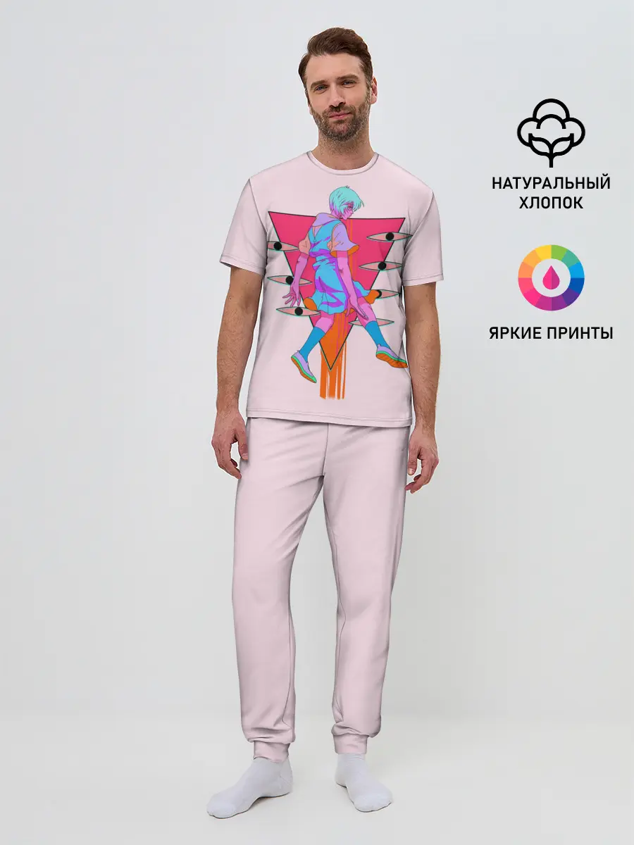 Мужская пижама с брюками / Евангилион