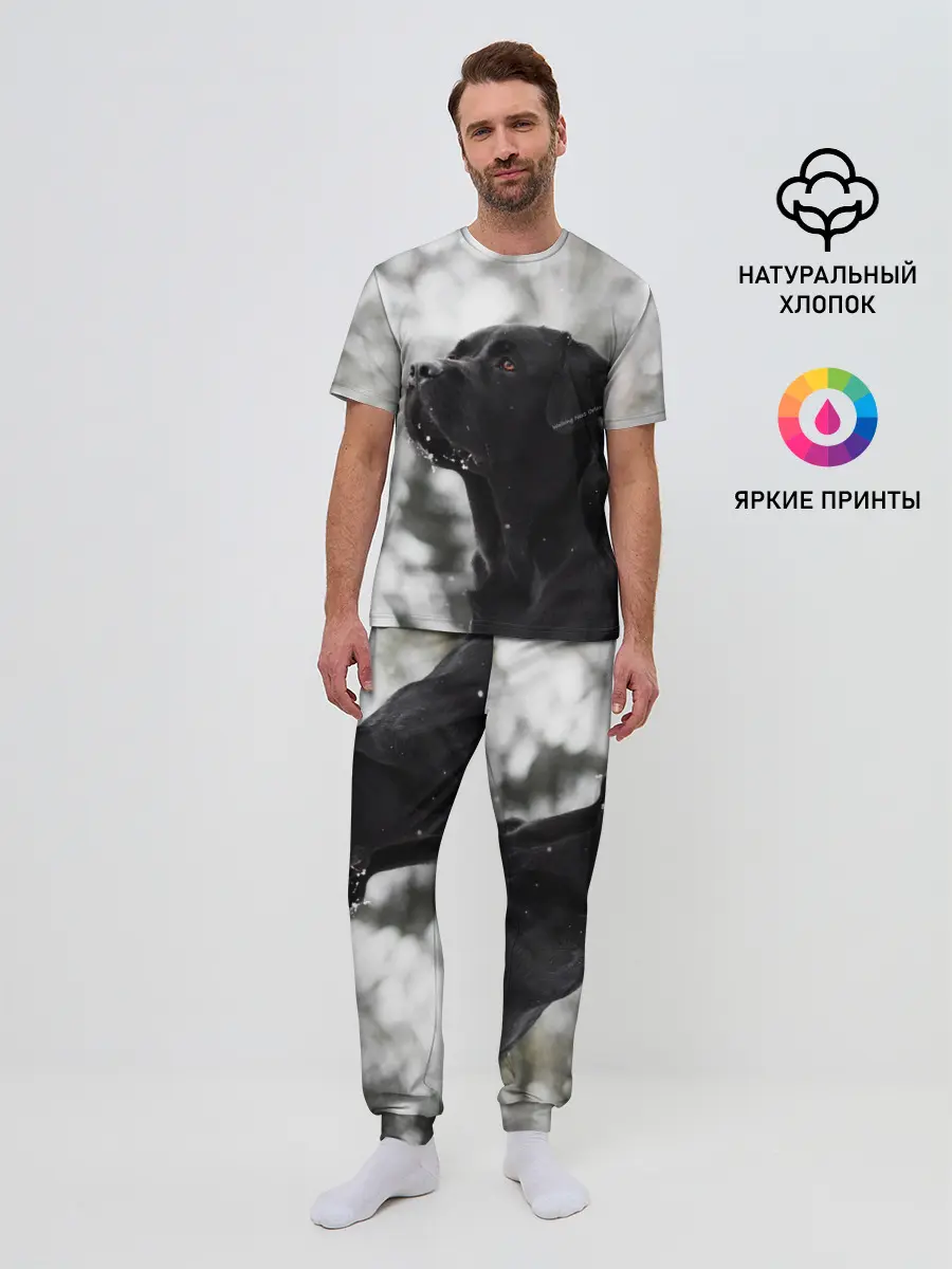 Мужская пижама с брюками / Лабрадор Марк