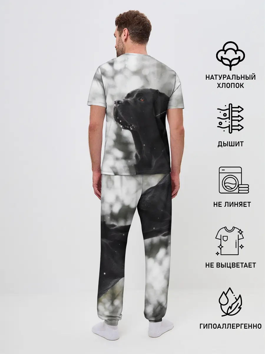 Мужская пижама с брюками / Лабрадор Марк