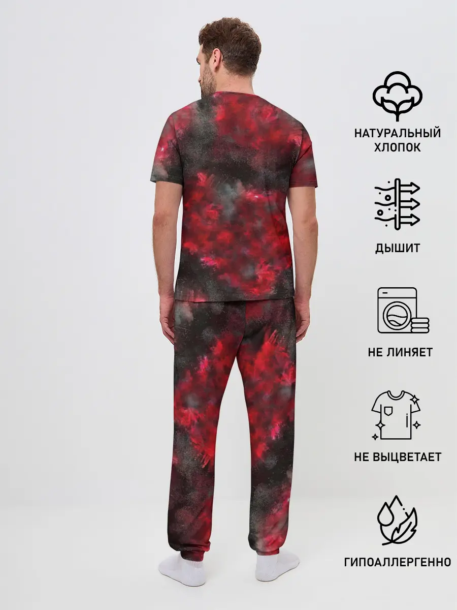 Мужская пижама с брюками / CS GO Red heat