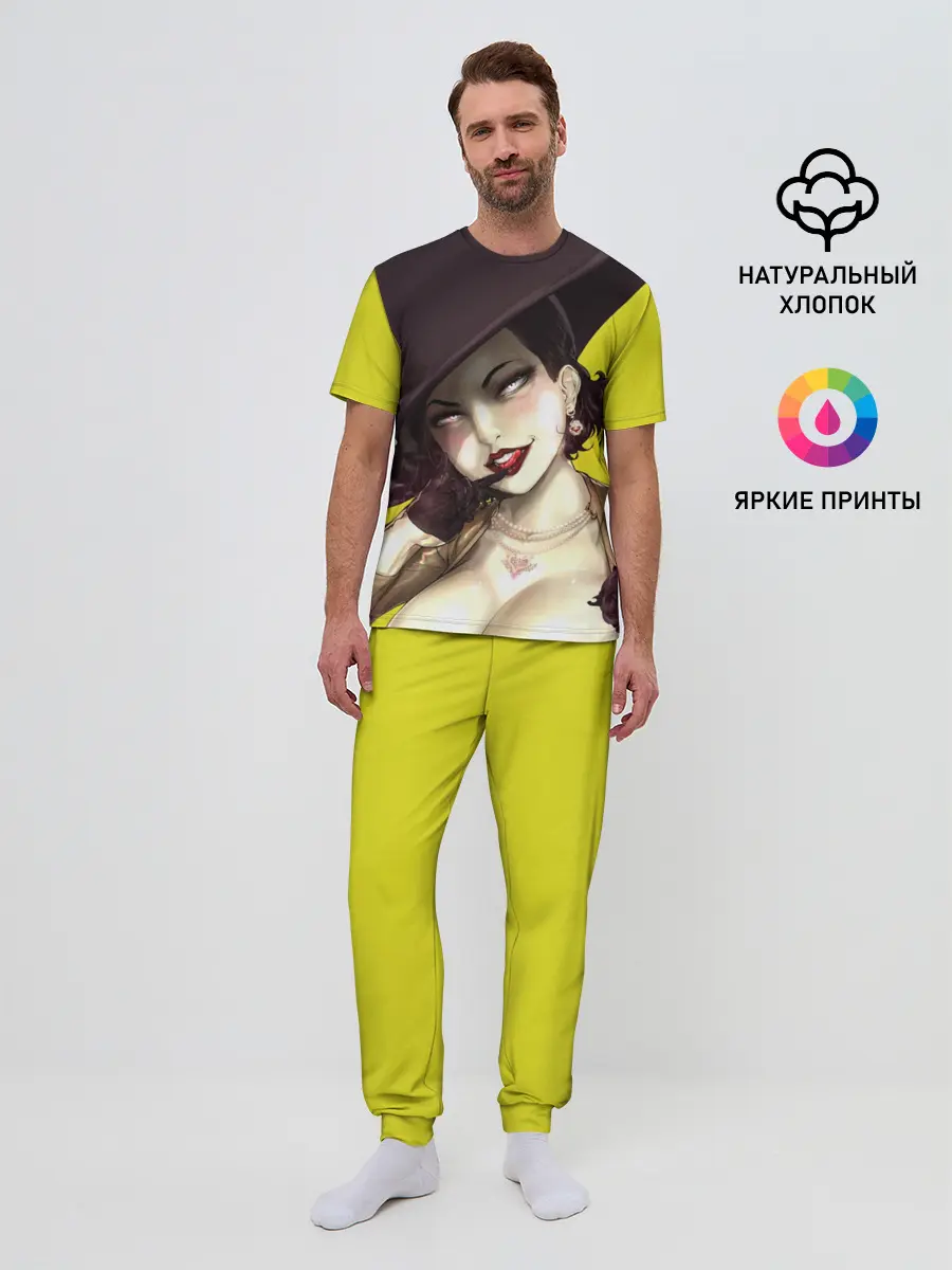 Мужская пижама с брюками / РЕЗИДЕНТ ИВЕЛ ДЕРЕВНЯ