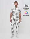 Мужская пижама с брюками / глаза