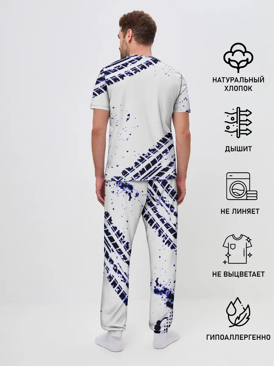 Мужская пижама с брюками / SUBARU.