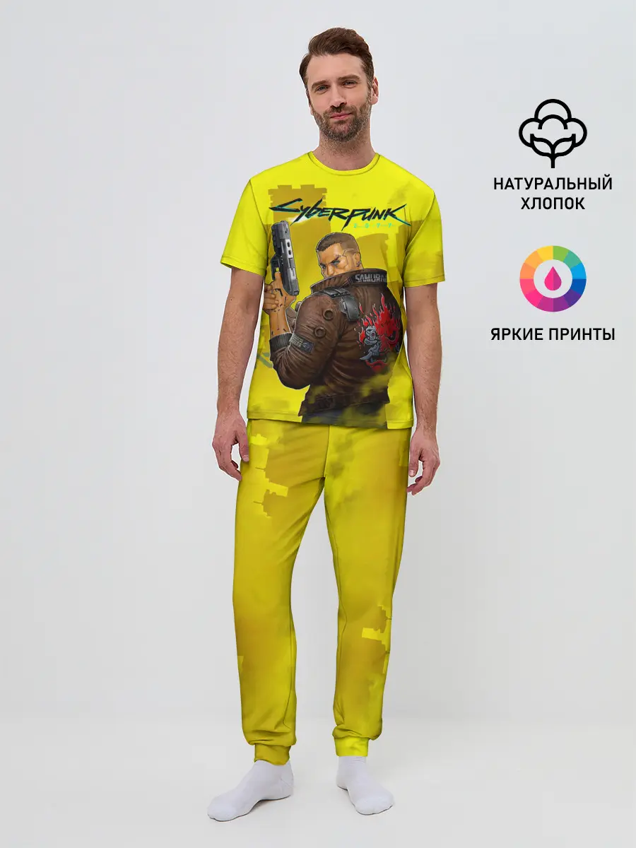 Мужская пижама с брюками / Cyberpunk 2077