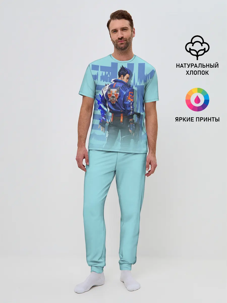 Мужская пижама с брюками / ВАЛОРАНТ