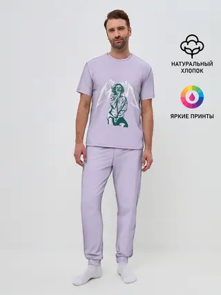 Мужская пижама с брюками / пошлая молли