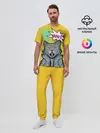 Мужская пижама с брюками / Pop Art Cat | Wow