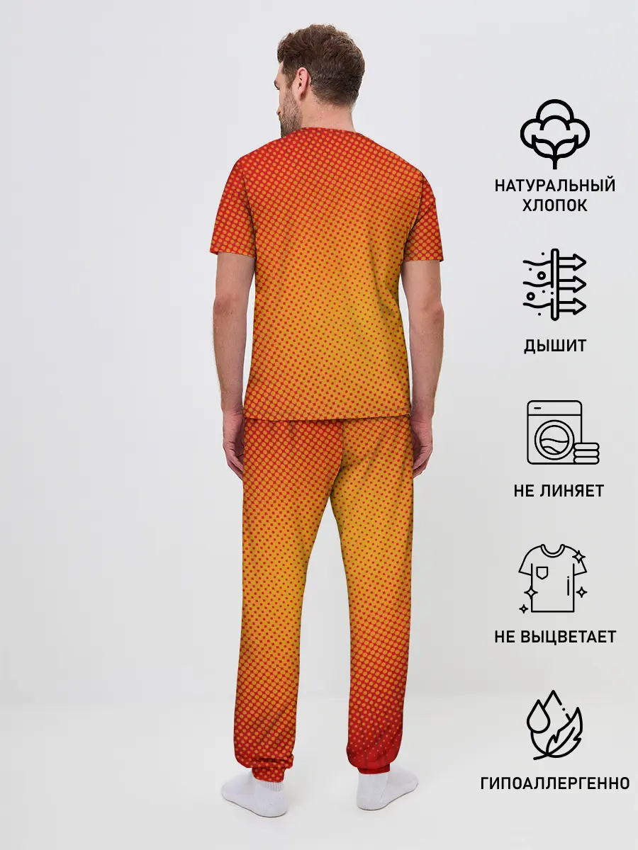 Мужская пижама с брюками / Cat Pop