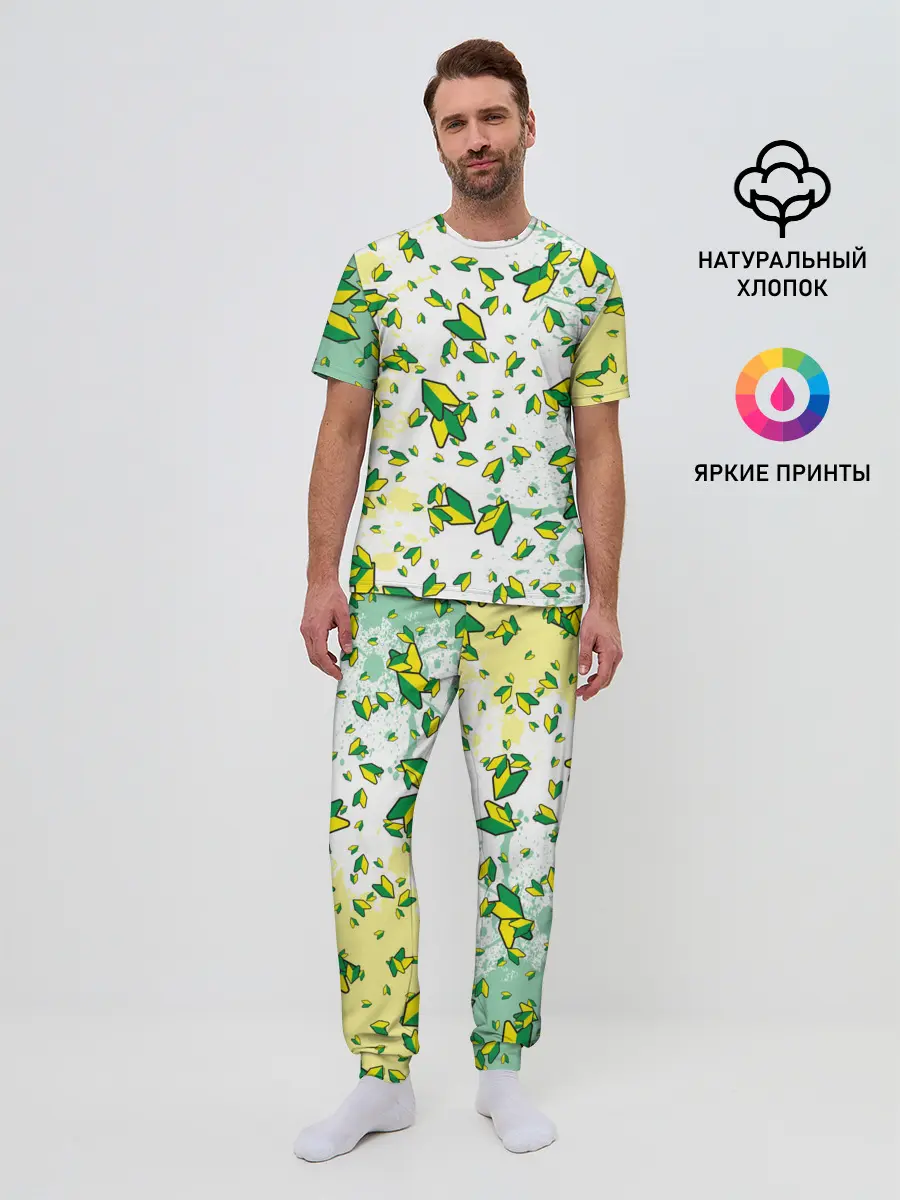 Мужская пижама с брюками / JDM | ПАТТЕРН | ЯПОНОВОД