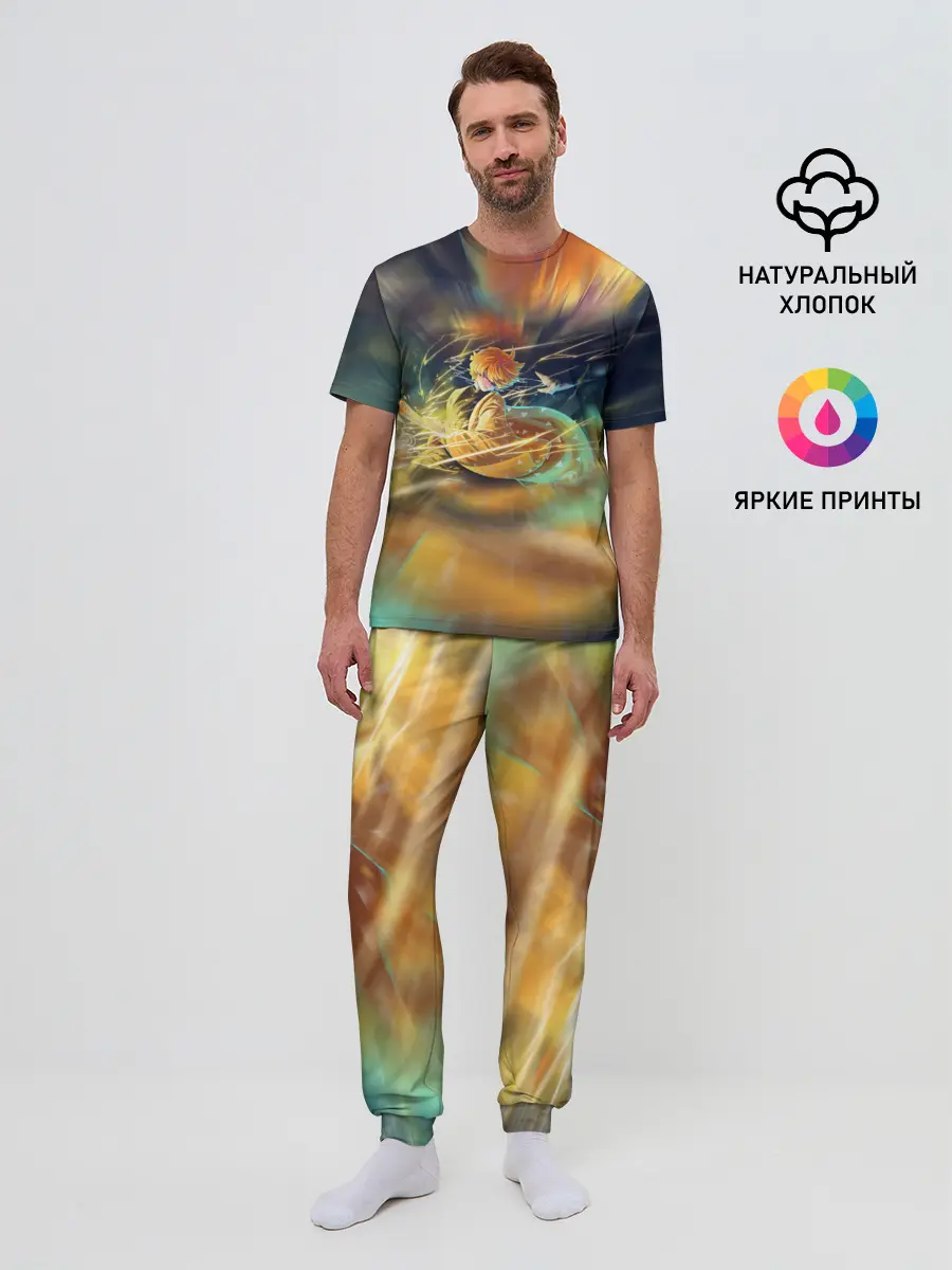 Мужская пижама с брюками / ZENITSU | ЗЕНИТСУ | DEMON SLAYER