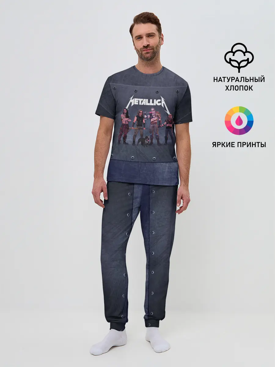 Мужская пижама с брюками / METALLICA | ГРУППА МЕТАЛЛИКА