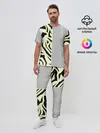 Мужская пижама с брюками / Зебра