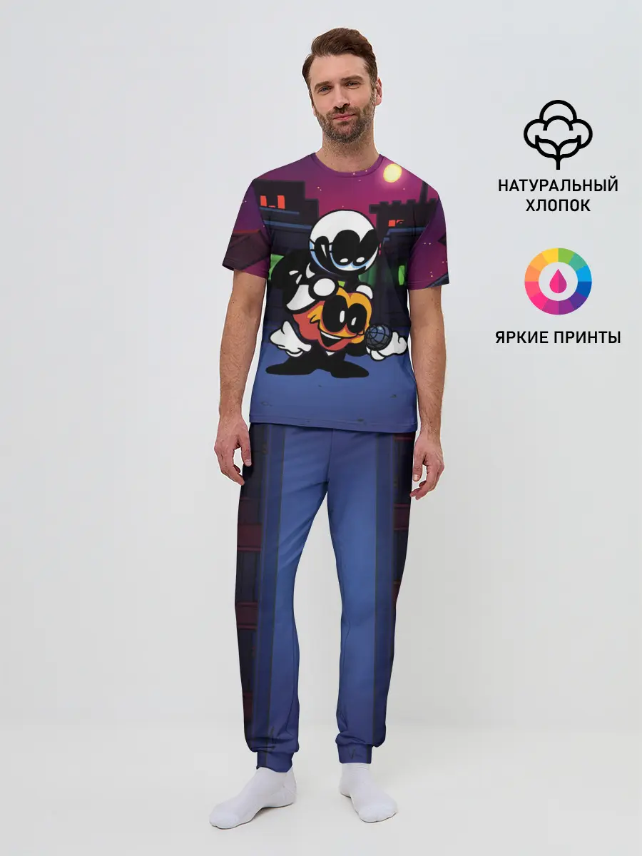 Мужская пижама с брюками / FNF Скид и Памп