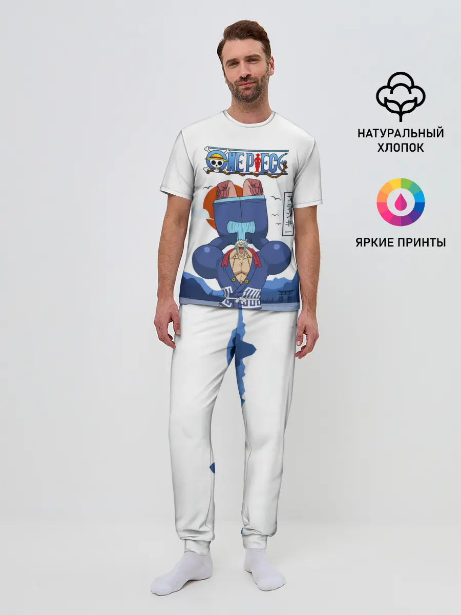 Мужская пижама с брюками / Фрэнки One Piece. Большой куш