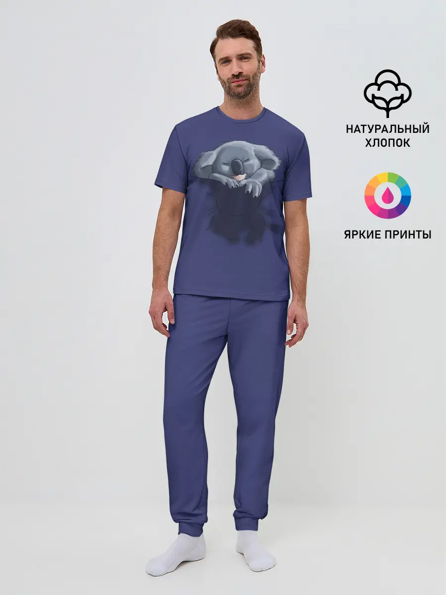Мужская пижама с брюками / Спящая коала