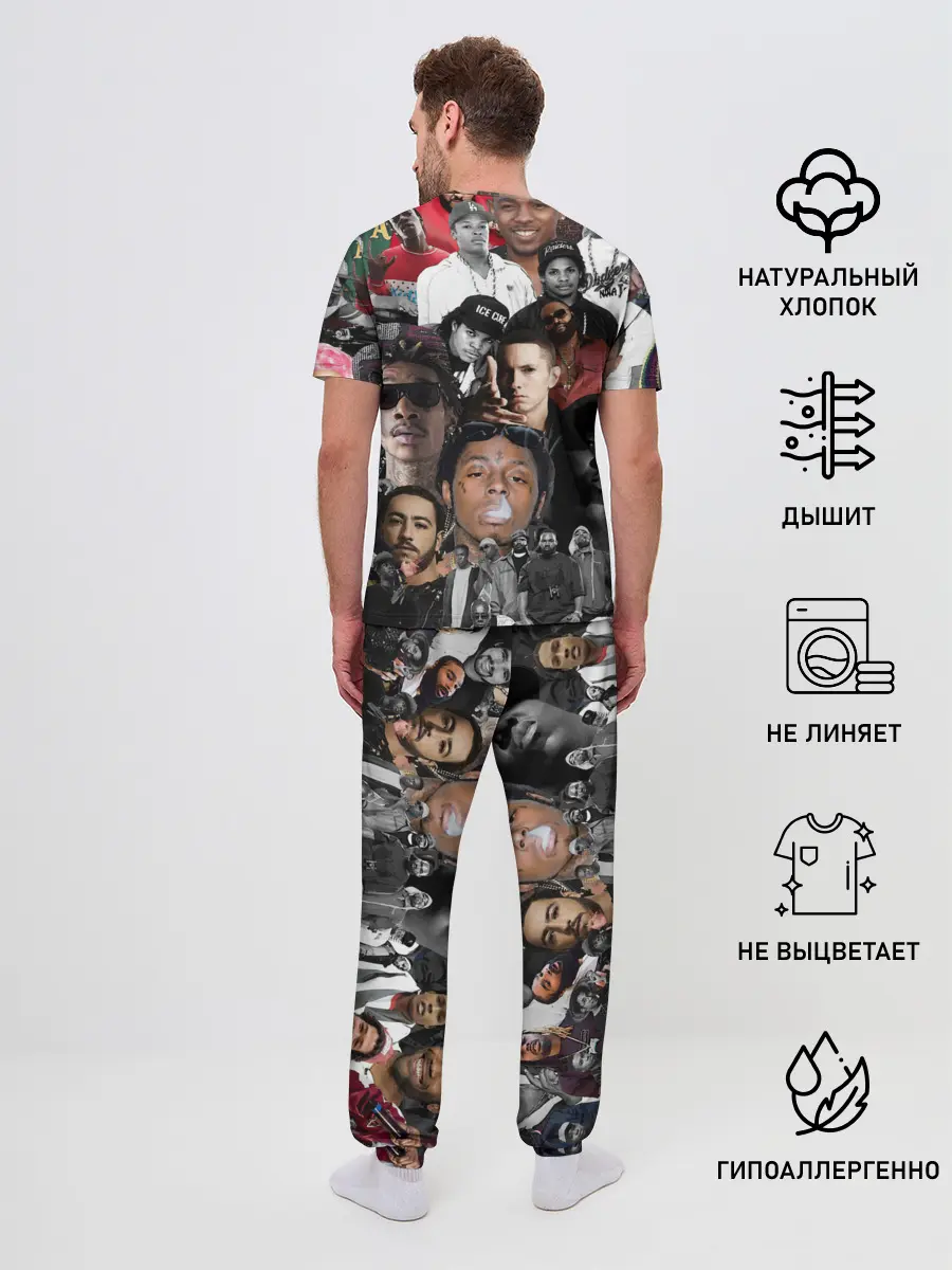 Мужская пижама с брюками / Короли Рэпа | KING RAP