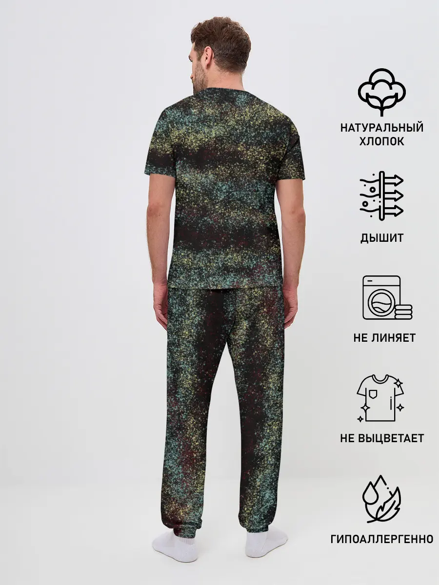 Мужская пижама с брюками / Медуза