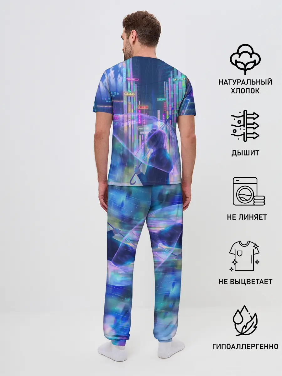 Мужская пижама с брюками / ANIME NEON