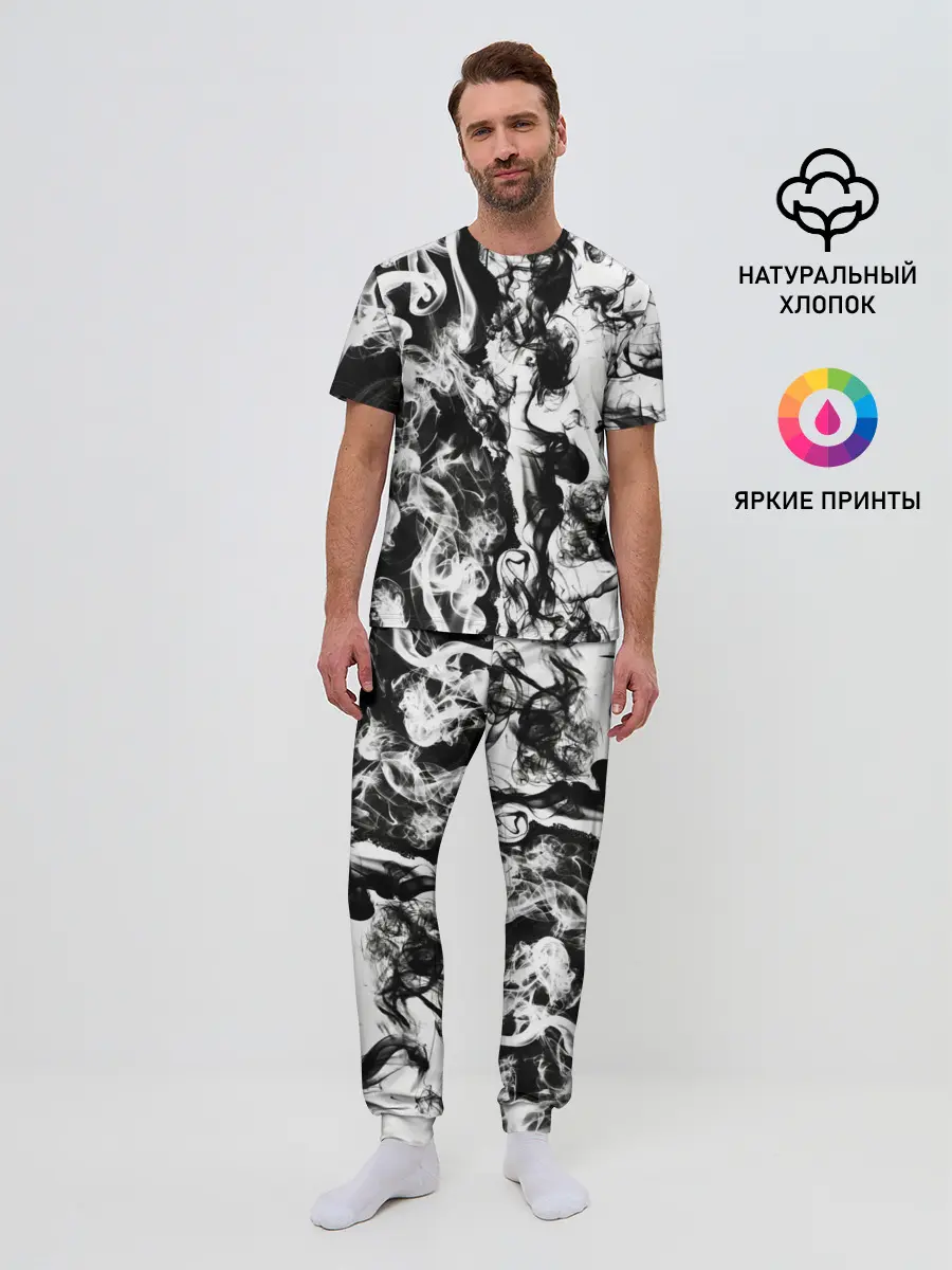 Мужская пижама с брюками / Dead water 3D. Мертвая вода 3Д