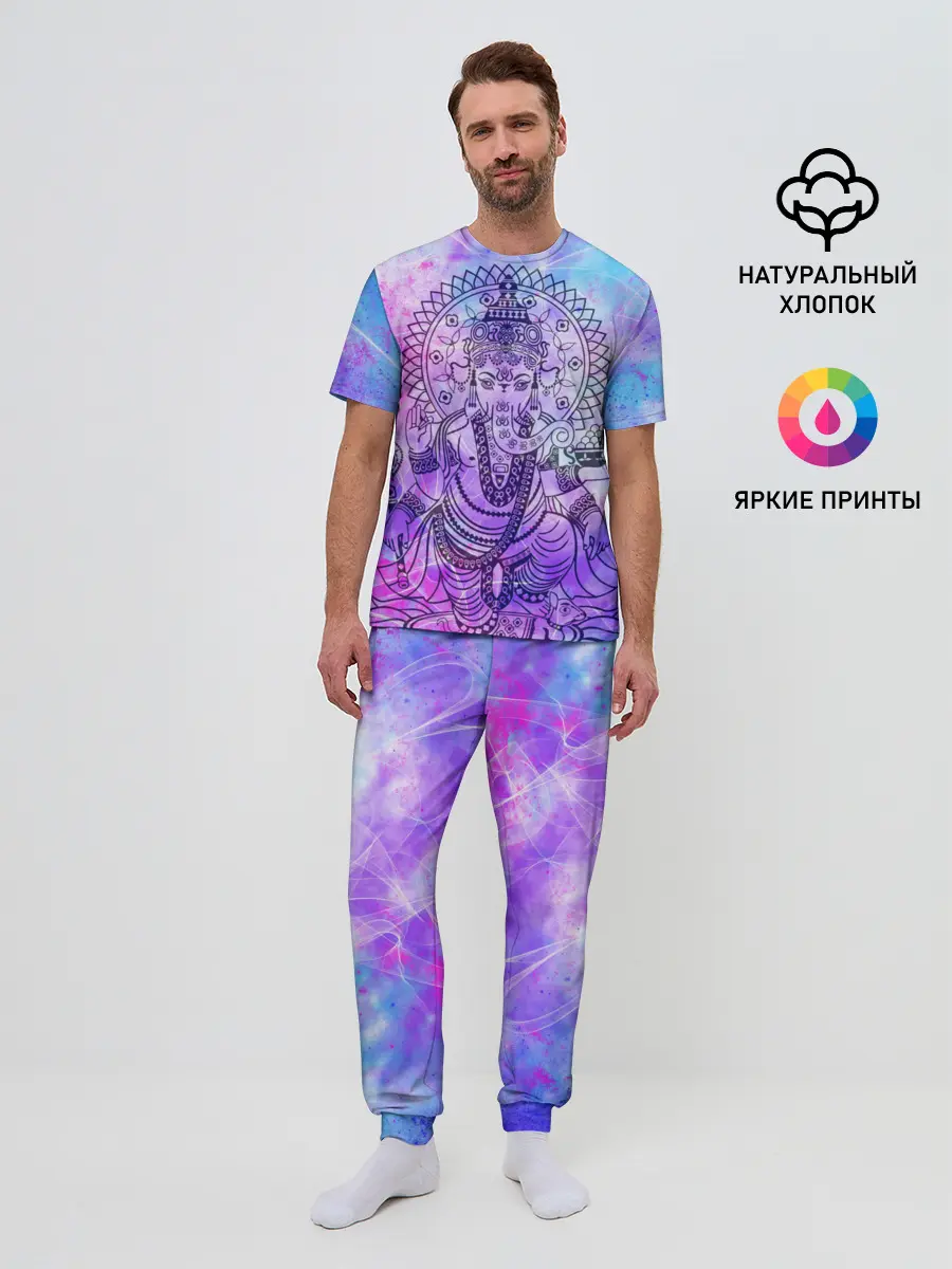 Мужская пижама с брюками / Буддизм