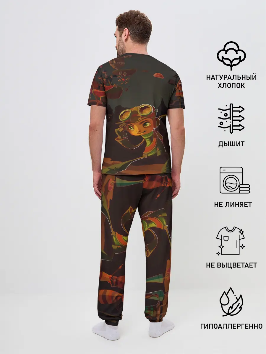 Мужская пижама с брюками / PsychoNauts 2 Распутин