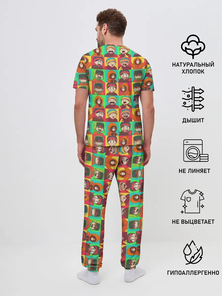 Мужская пижама с брюками / Аниме Южный парк