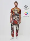 Мужская пижама с брюками / Ренгоку Клинок демонов