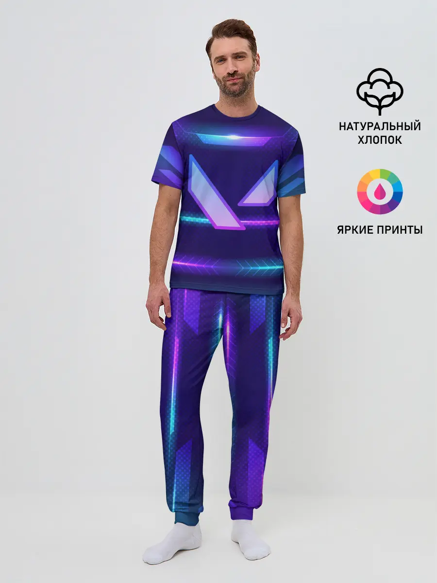 Мужская пижама с брюками / Valorant