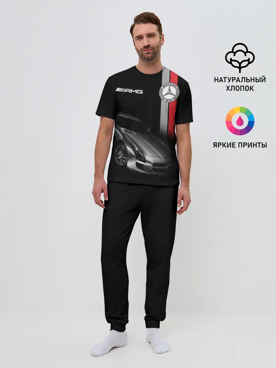 Мужская пижама с брюками / MERCEDES BENZ AMG