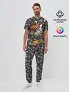 Мужская пижама с брюками / SK8CAT